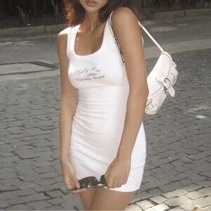 Y2K white dress